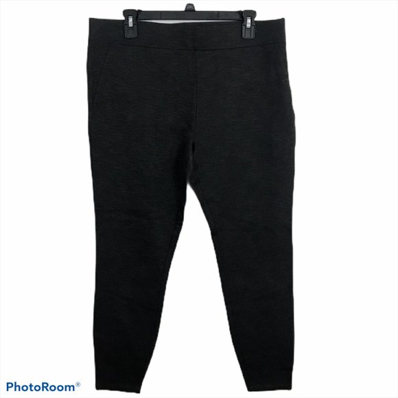 Matty M Charcoal Wide Waist Band Legging - Picture 1 of 4